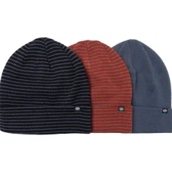 Bonnet Et Bandeau<686 Bonnet Small Stripes Beanie 3-Pack Assorted