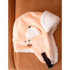 Hot Bonnet Chapka Plaid Dark Pink Bonnet Et Bandeau