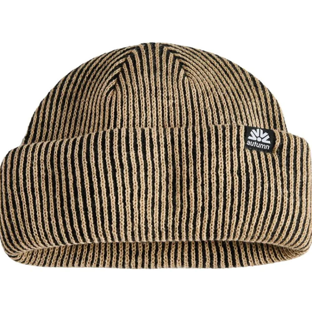 Sale Bonnet Cord Double Roll Beanie Black Bonnet Et Bandeau