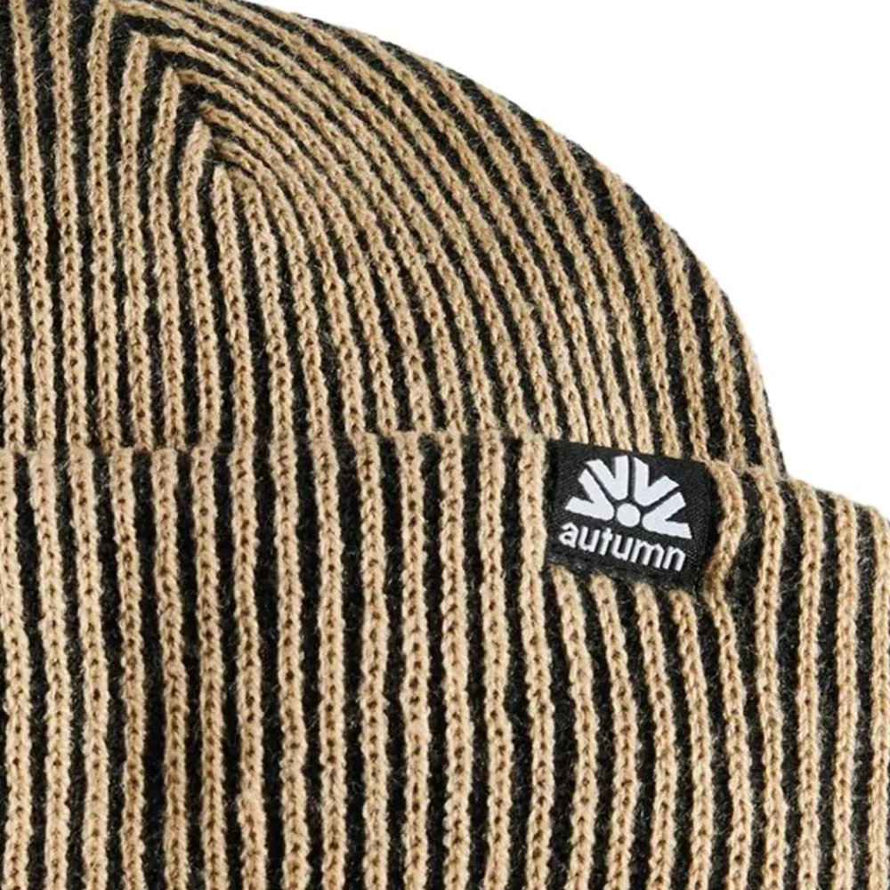 Sale Bonnet Cord Double Roll Beanie Black Bonnet Et Bandeau