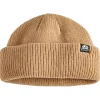 Outlet Bonnet Double Roll Beanie Khaki Bonnet Et Bandeau