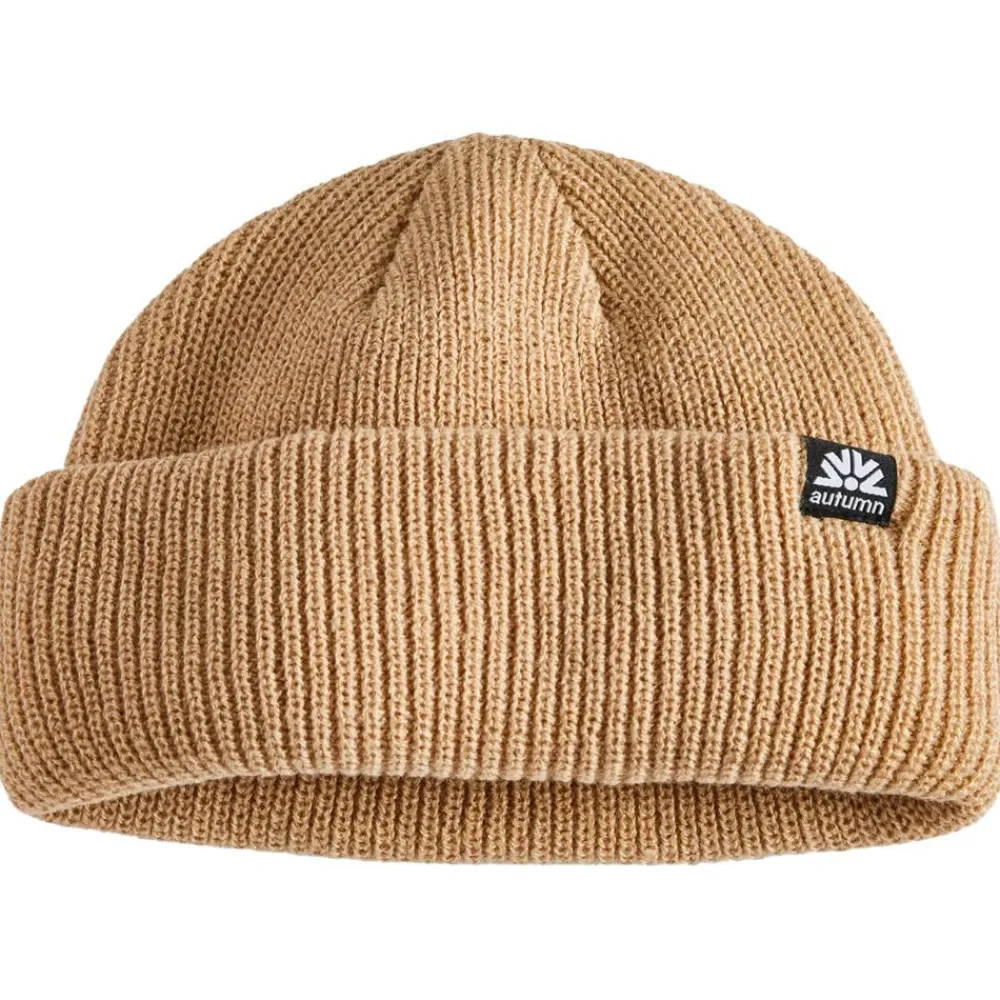 Outlet Bonnet Double Roll Beanie Khaki Bonnet Et Bandeau