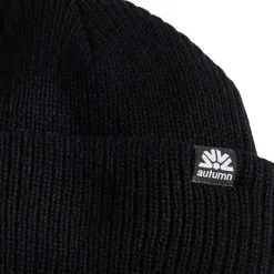 Bonnet Et Bandeau<Autumn Bonnet Double Roll Beanie Black