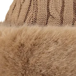 Bonnet Et Bandeau<Barts Bonnet Fur Cable Bandhat Light Brown