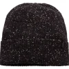 Clearance Bonnet Mixed Rib Beanie Black Bonnet Et Bandeau
