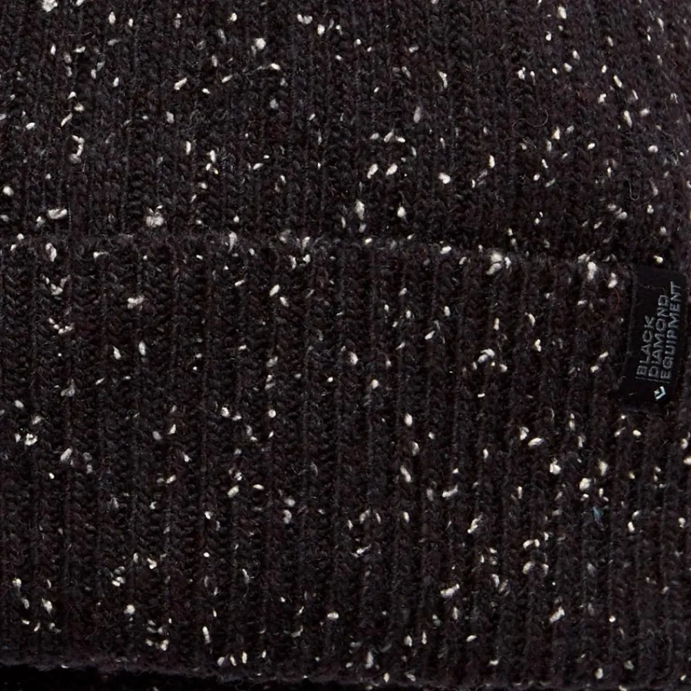 Clearance Bonnet Mixed Rib Beanie Black Bonnet Et Bandeau