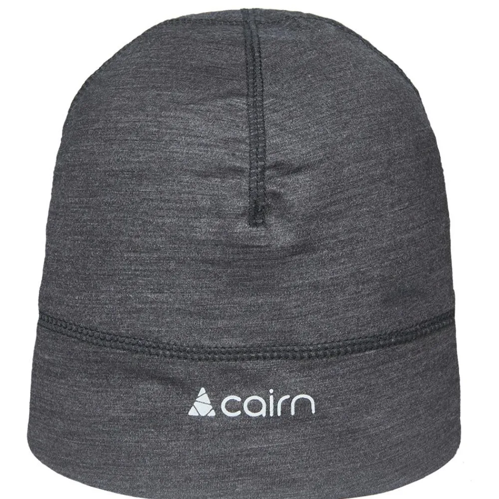 New Bonnet Merino Hat Black Chine Bonnet Et Bandeau