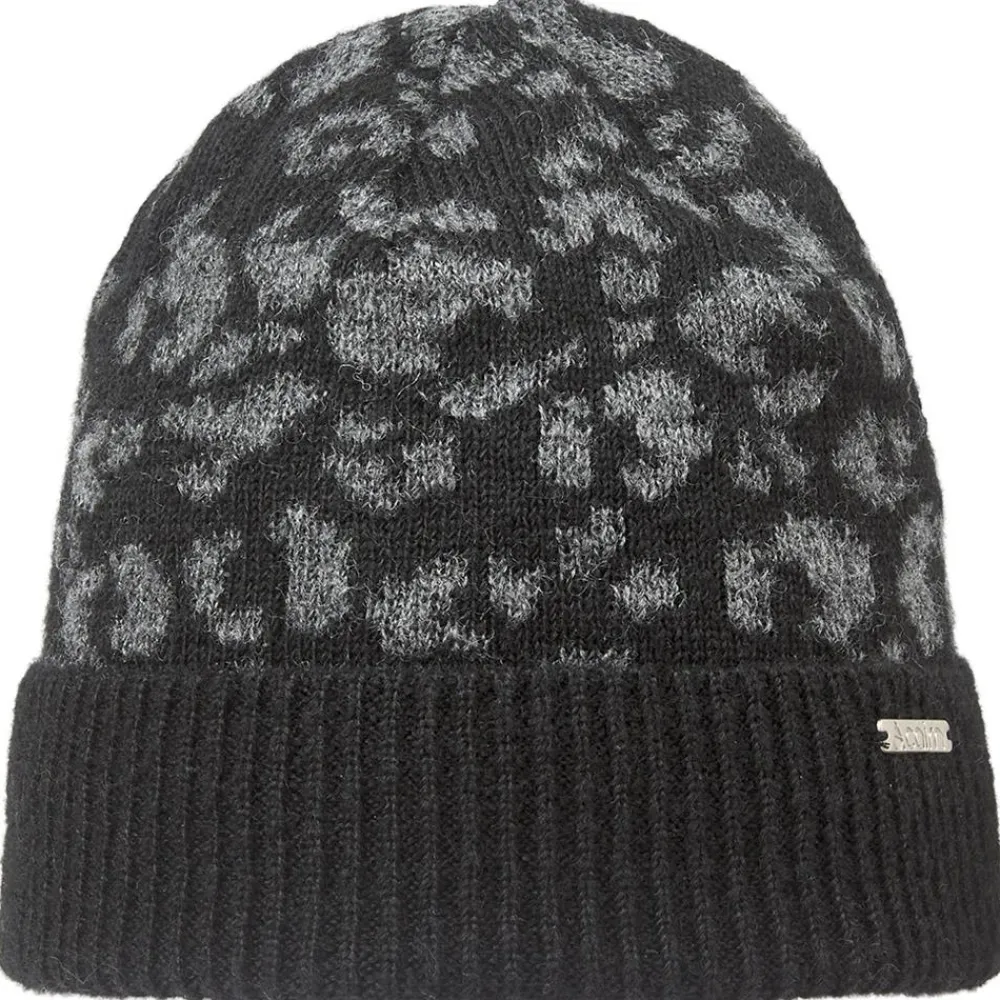 Bonnet Et Bandeau<Cairn Bonnet Sahana Hat Black Leopard