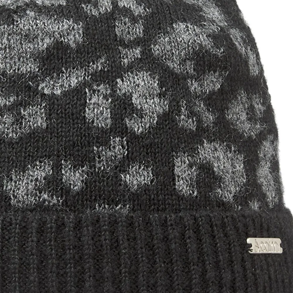 Bonnet Et Bandeau<Cairn Bonnet Sahana Hat Black Leopard