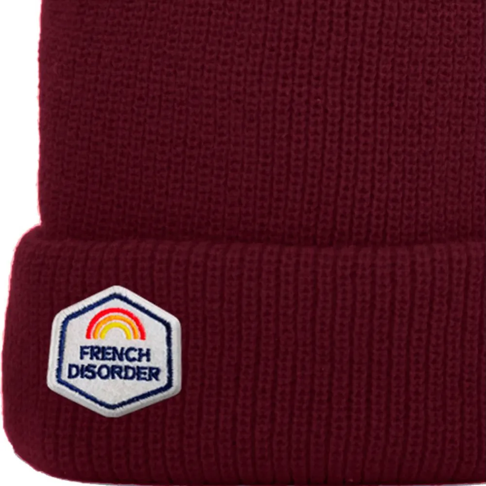 Bonnet Et Bandeau<French Disorder Bonnet Beanie Tribeca Burgundy