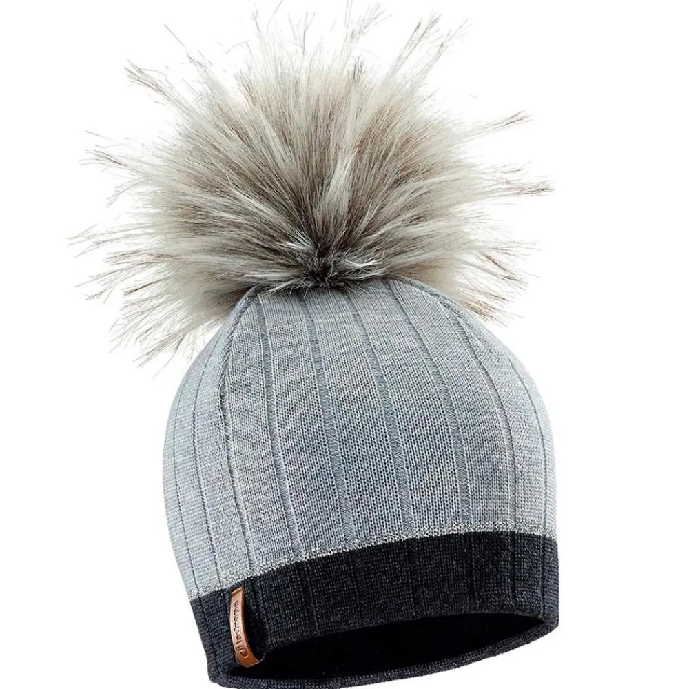 Bonnet Et Bandeau<Ledrapo Bonnet Céleste Light Grey Charcoal Grey