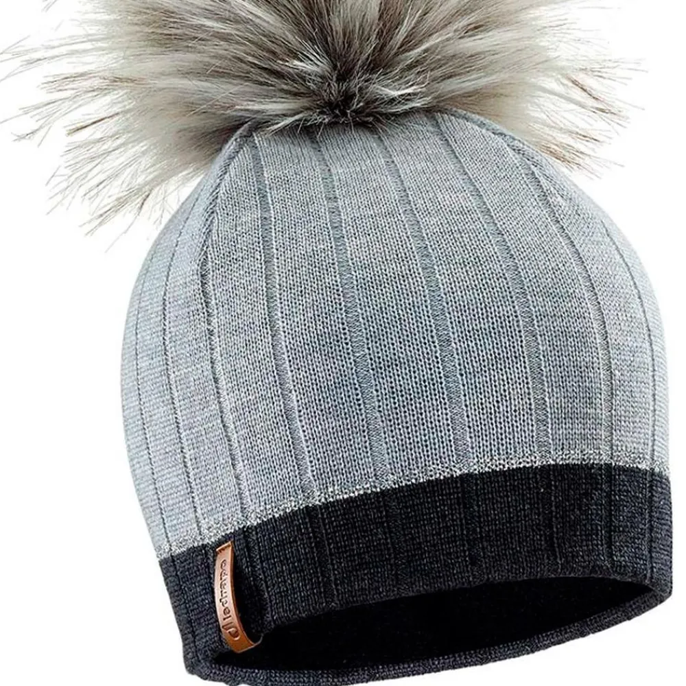 Bonnet Et Bandeau<Ledrapo Bonnet Céleste Light Grey Charcoal Grey
