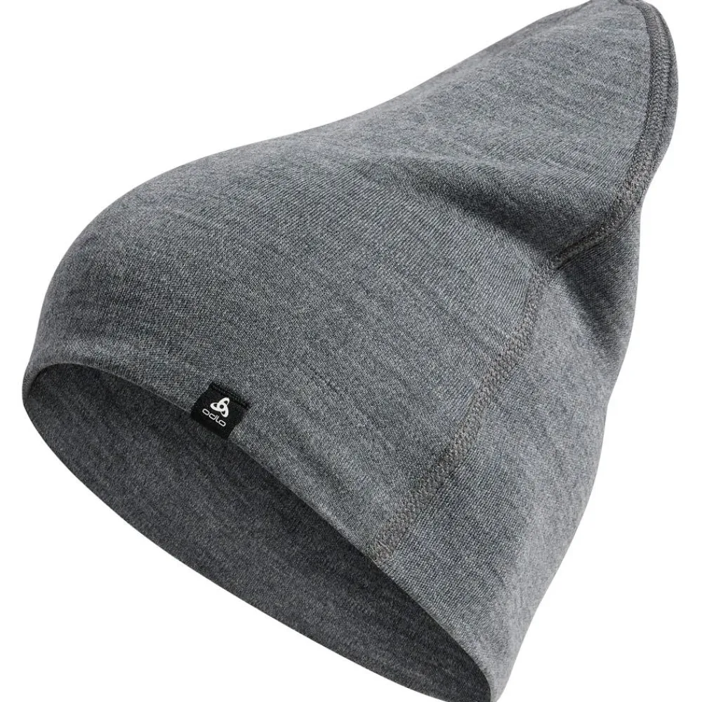 Bonnet Nordique Merino Warm Hat Steel Grey Melange Bonnets Bandeaux