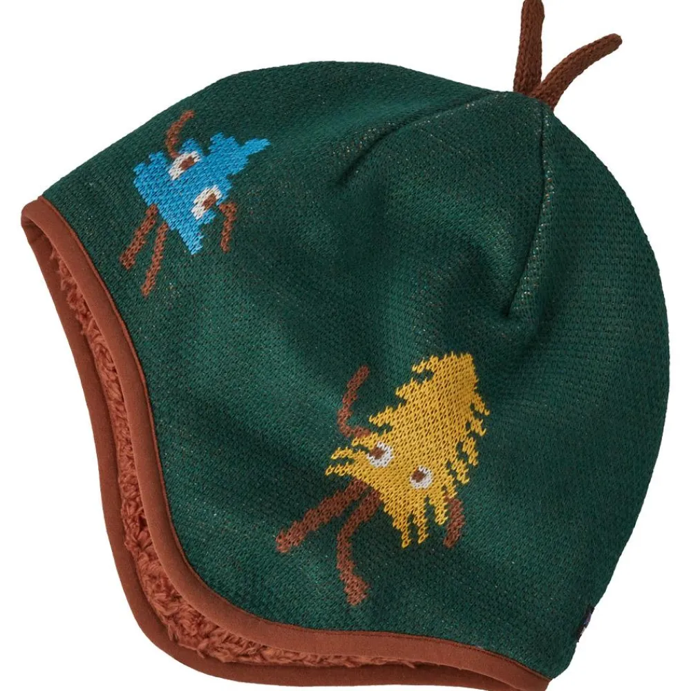Bonnet Et Bandeau<Patagonia Bonnet Baby Reversible Beanie Joshua and Friends Knit: Pinyon Green