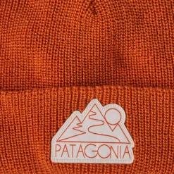 Bonnet Et Bandeau<Patagonia Bonnet Kid's Logo Beanie Z's and S's Redtail Rust