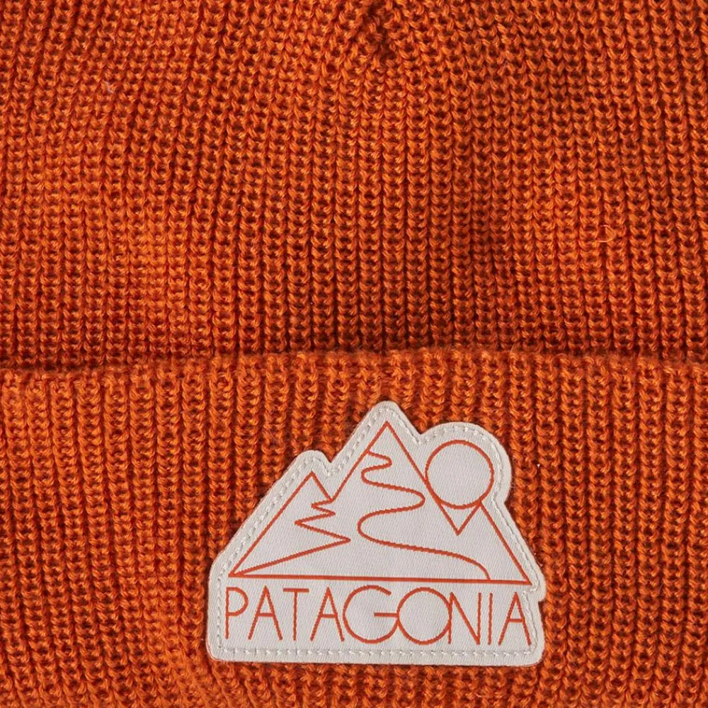 Bonnet Et Bandeau<Patagonia Bonnet Kid's Logo Beanie Z's and S's Redtail Rust