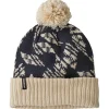 Bonnet Et Bandeau<Patagonia Bonnet Powder Town Beanie Synchilaed Flight Smolder Blue