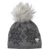 Discount Bonnet W Snowflake Heather Grey Bonnet Et Bandeau