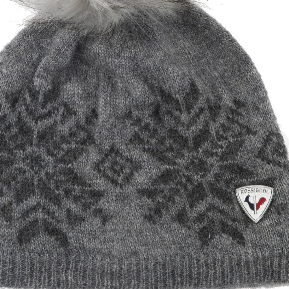 Discount Bonnet W Snowflake Heather Grey Bonnet Et Bandeau