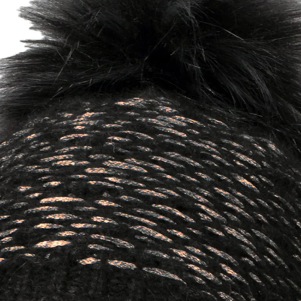 Bonnet Jecor Black Gold Bonnet Et Bandeau