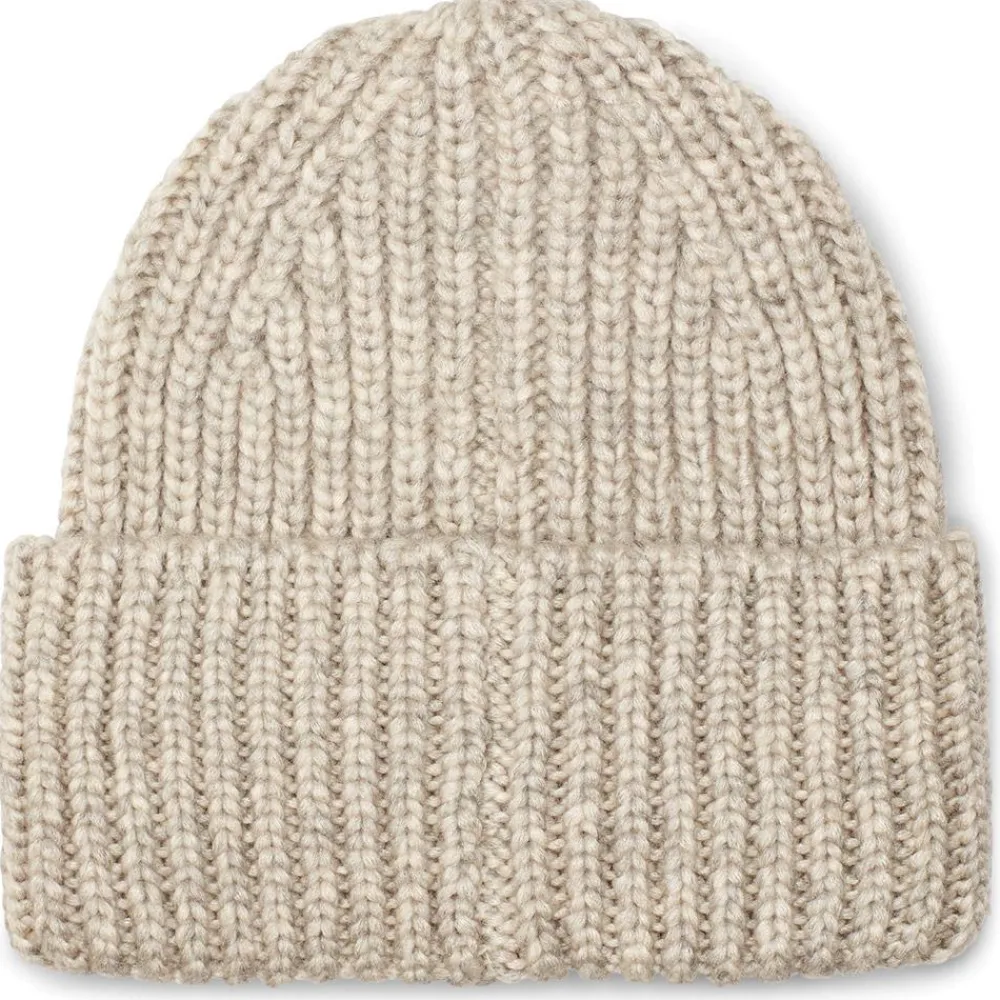 New Bonnet Chunky Rib Light Grey Bonnet Et Bandeau