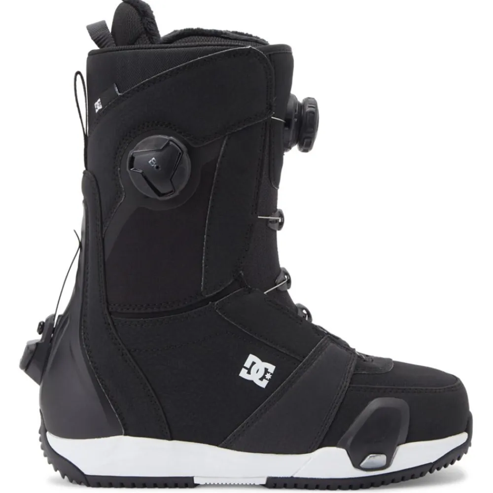 Boots Lotus Step on Black White Femme Step On Fix Et Boots|Boots Femme