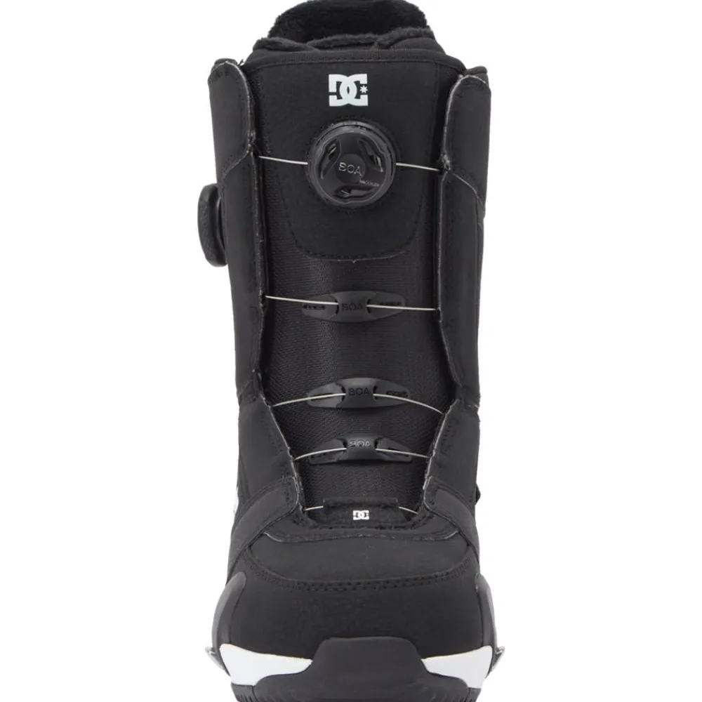 Boots Lotus Step on Black White Femme Step On Fix Et Boots|Boots Femme