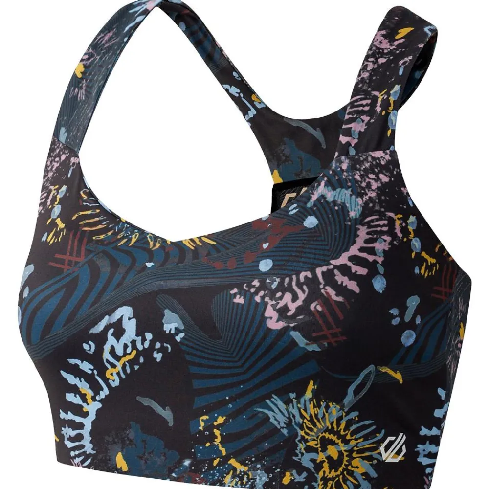 Brassiere De Sport|Sous-Vêtement Femme<DARE2B Brassière Swift III Brassière Black Energetic Print
