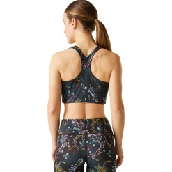 Brassiere De Sport|Sous-Vêtement Femme<DARE2B Brassière Swift III Brassière Black Energetic Print