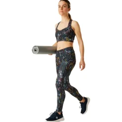 Brassiere De Sport|Sous-Vêtement Femme<DARE2B Brassière Swift III Brassière Black Energetic Print