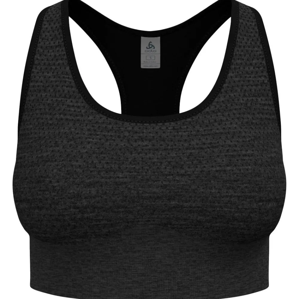Sale Brassière Seamless Medium Padded Sport Brassière Black Melange Femme Brassiere De Sport|Sous-Vêtement Femme