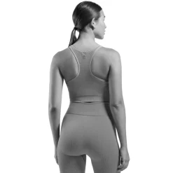 Sale Brassière Seamless Medium Padded Sport Brassière Black Melange Femme Brassiere De Sport|Sous-Vêtement Femme