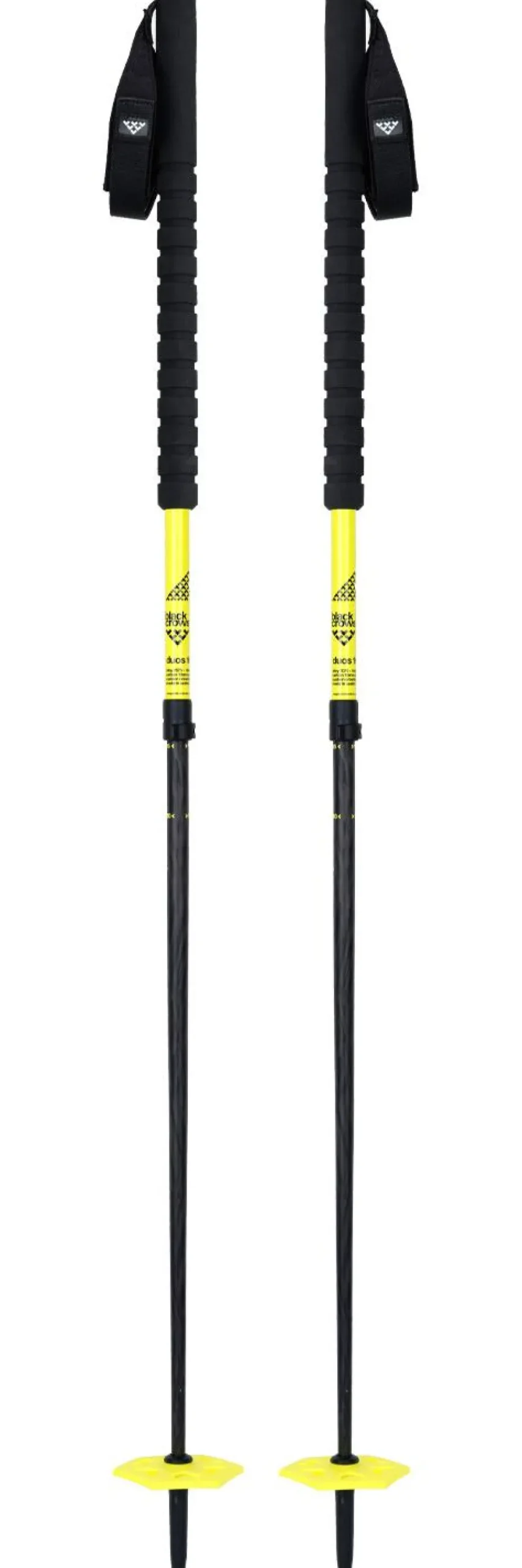 Hot Bâton Duos Freebird Black Yellow Femme Bâtons Téléscopiques|Bâtons Femme