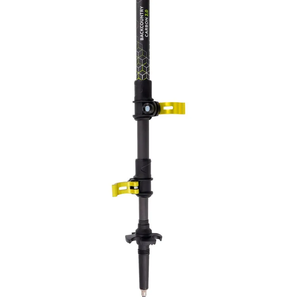 Outlet Bâton Backcountry Carbon 2.0 Grey Bâtons De Randonnée Carbone|Bâtons De Marche Télescopique