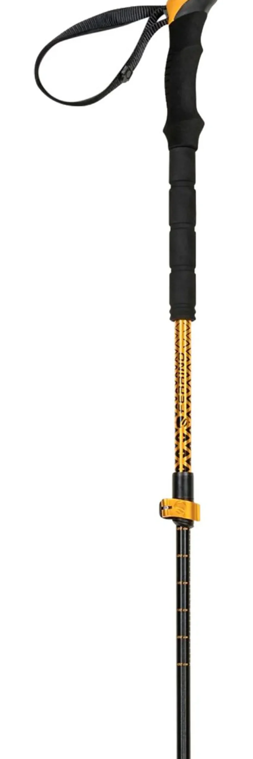 New Bâton Stick Mustang Dore / Noir Bâtons De Marche Télescopique