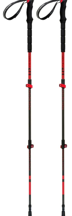 Bâtons De Randonnée Carbone|Bâtons De Marche Télescopique<Ferrino Bâton Stick Nuptse Rouge