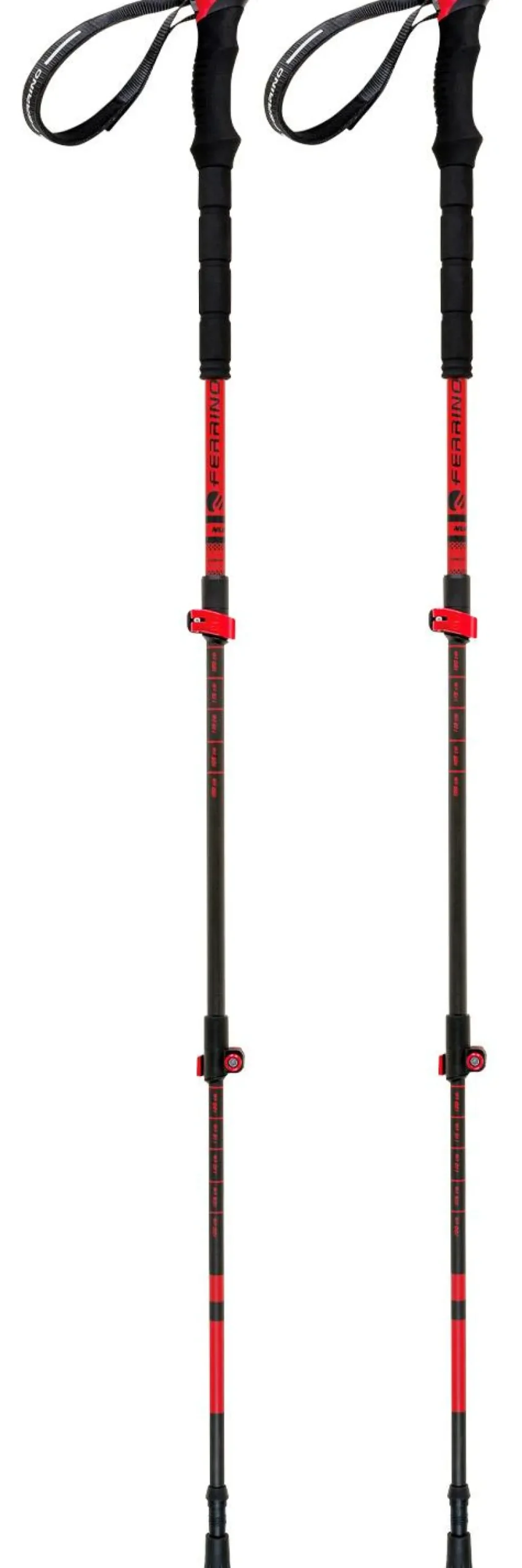 Bâtons De Randonnée Carbone|Bâtons De Marche Télescopique<Ferrino Bâton Stick Nuptse Rouge