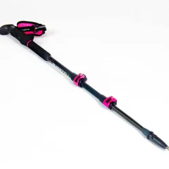 Discount Bâton B Light Rubis Carbone/Alu 125 cm Noir Rose Bâtons De Randonnée Carbone|Bâtons De Marche Télescopique