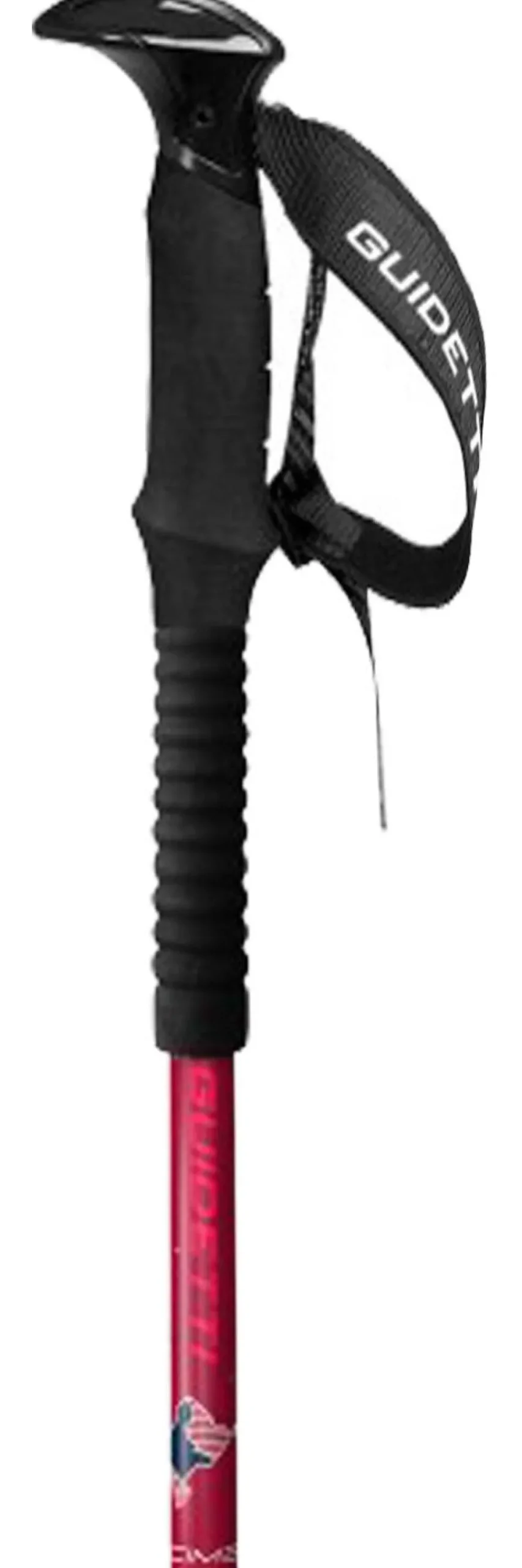 Bâtons De Marche Télescopique<Guidetti Bâton Cime Alu 59-125cm Carmin