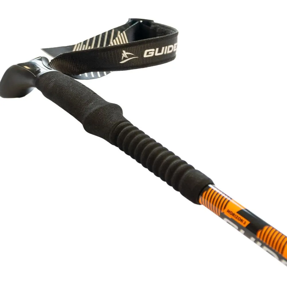 Bâtons Téléscopiques|Bâtons Femme<Guidetti Bâton Horizon 3 Black Orange