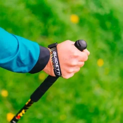 Bâtons Trail<Guidetti Bâton Platinium Aero Carbone Perf Noir Jaune