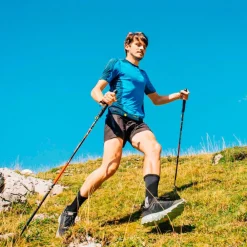 Bâtons Trail<Guidetti Bâton Silver Aéro Alu Noir Rouge
