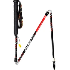Bâtons Trail<Guidetti Bâton Silver Aéro Alu Noir Rouge