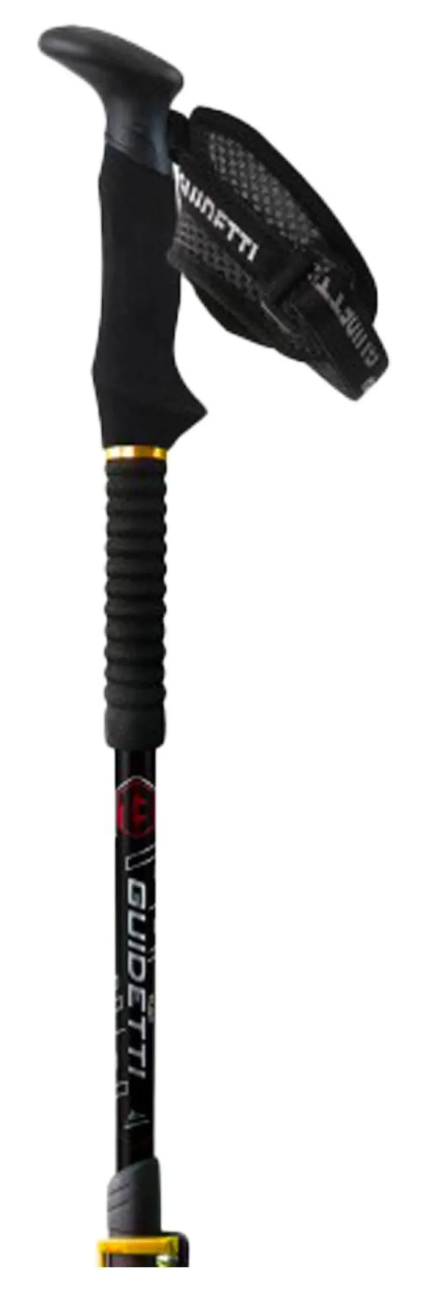 Bâtons De Marche Télescopique<Guidetti Bâton T3 Light Alu Grenat 135 cm Noir Or