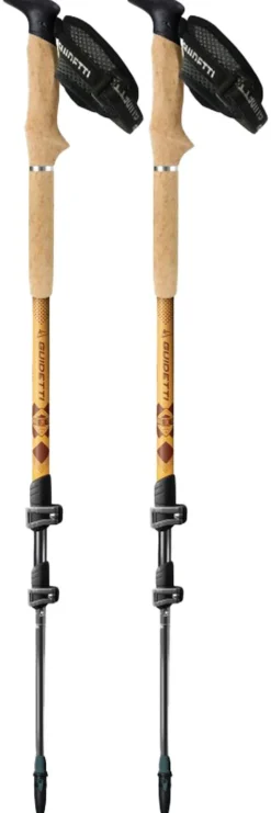 Bâtons De Randonnée Carbone|Bâtons De Marche Télescopique<Guidetti Bâton Terre De Trek Light Bois Noir