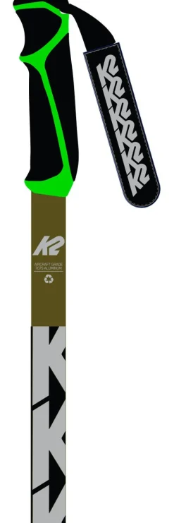 Bâtons Femme|Bâtons Homme<K2 Bâton Freeride 18 Green