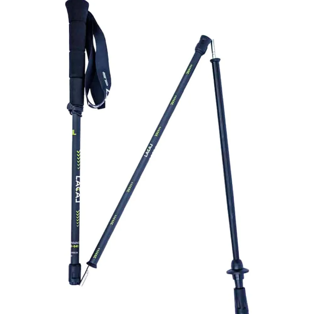 Discount Bâton Quick Stick Carbon 130 Black Yellow Bâtons Trail