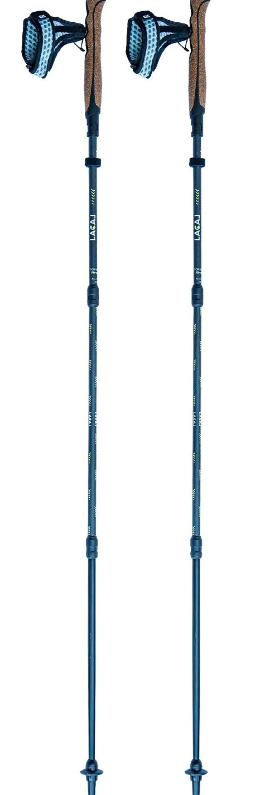 Hot Bâton Quick Stick Carbon 124-130 Green Bâtons Trail