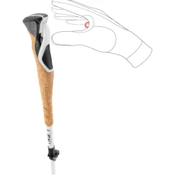 Discount Bâton Cross Trail Fx Superlite 110-130 cm White Envy Black Bâtons Trail