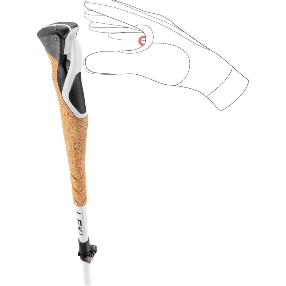 Discount Bâton Cross Trail Fx Superlite 110-130 cm White Envy Black Bâtons Trail